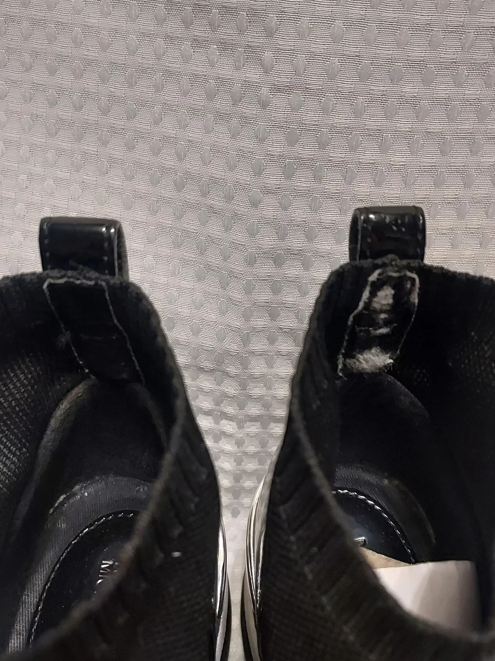 Michael Kors Black Slip-On Knit Wedge Sneakers